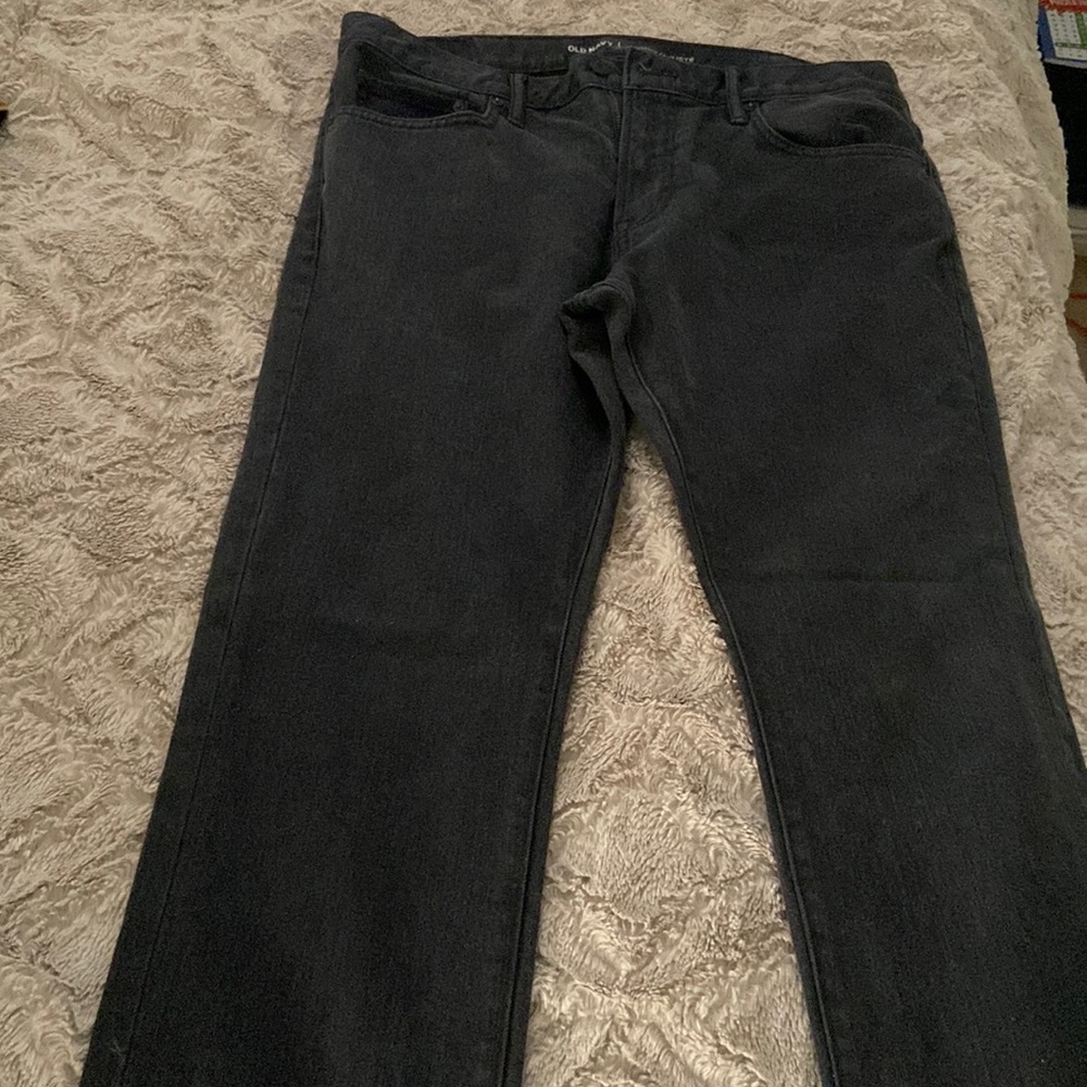 36x30 men’s black skinny jeans Old Navy